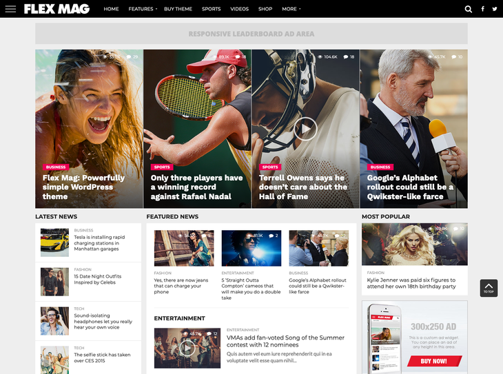 Flex Mag WordPress Theme