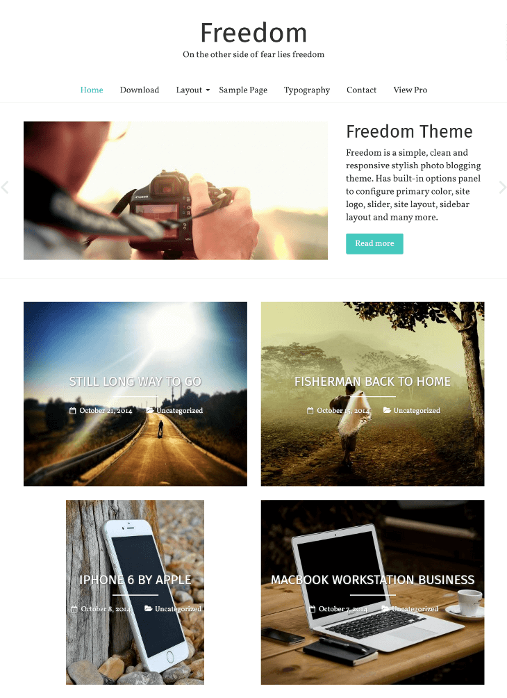 Freedom WordPress Theme