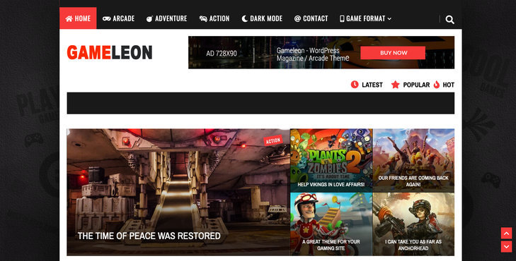 Gameleon WordPress Theme