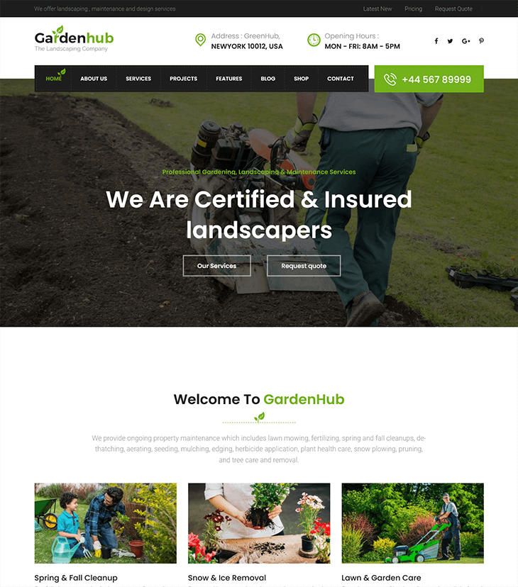 GardenHub WodPress Themes