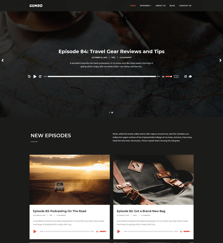 Gumbo WordPress Theme