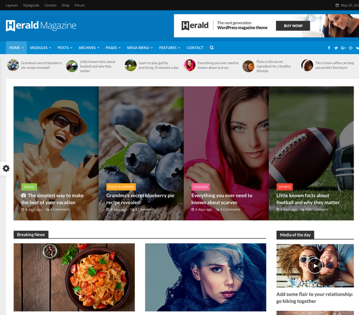 Herald WordPress Magazine Theme