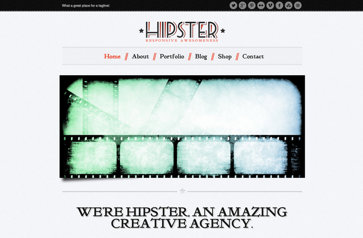 Hipster WordPress Theme