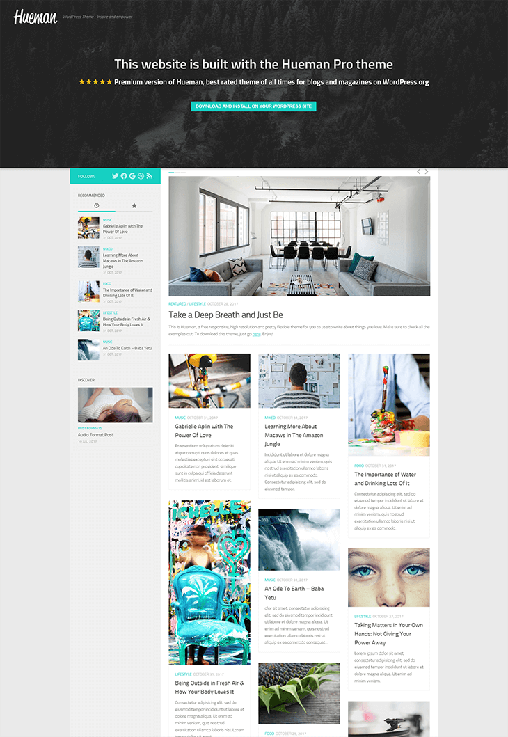 Hueman Free WordPress Theme