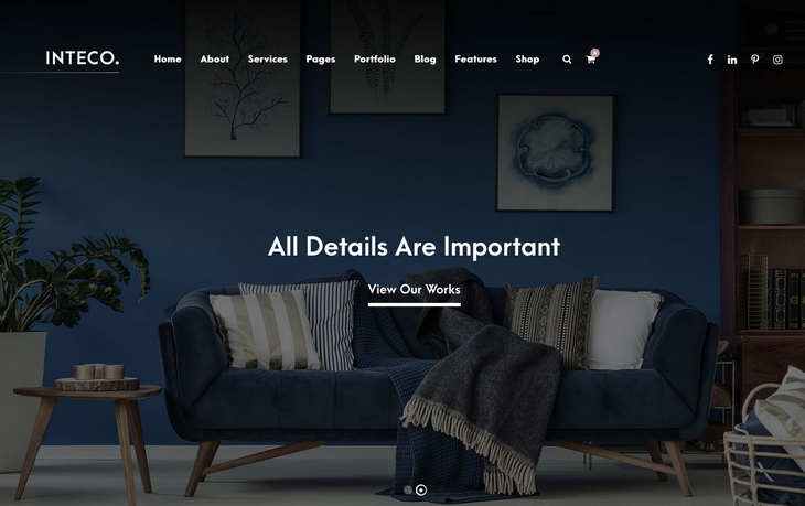 Inteco Home Decor WordPress Theme