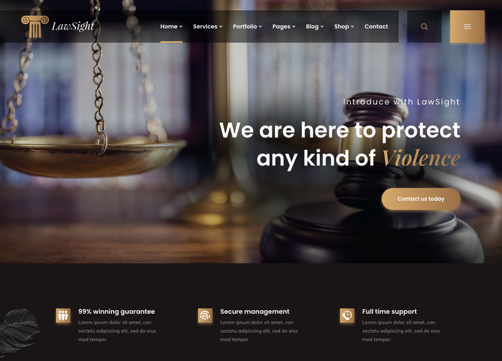 Lawsight WordPress Theme