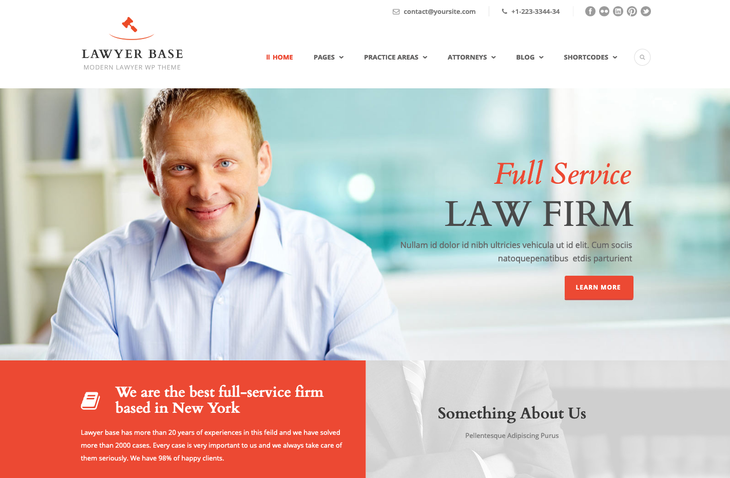 Lawyer Base WordPress Theme