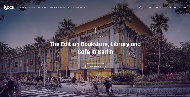 Luxe Architecture Interior WordPress Theme