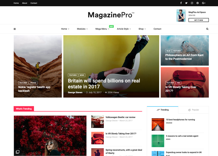 MagPlus WordPress Theme