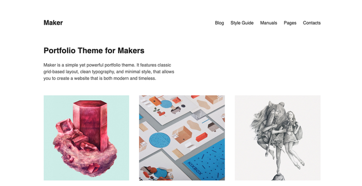 Maker WordPress Theme