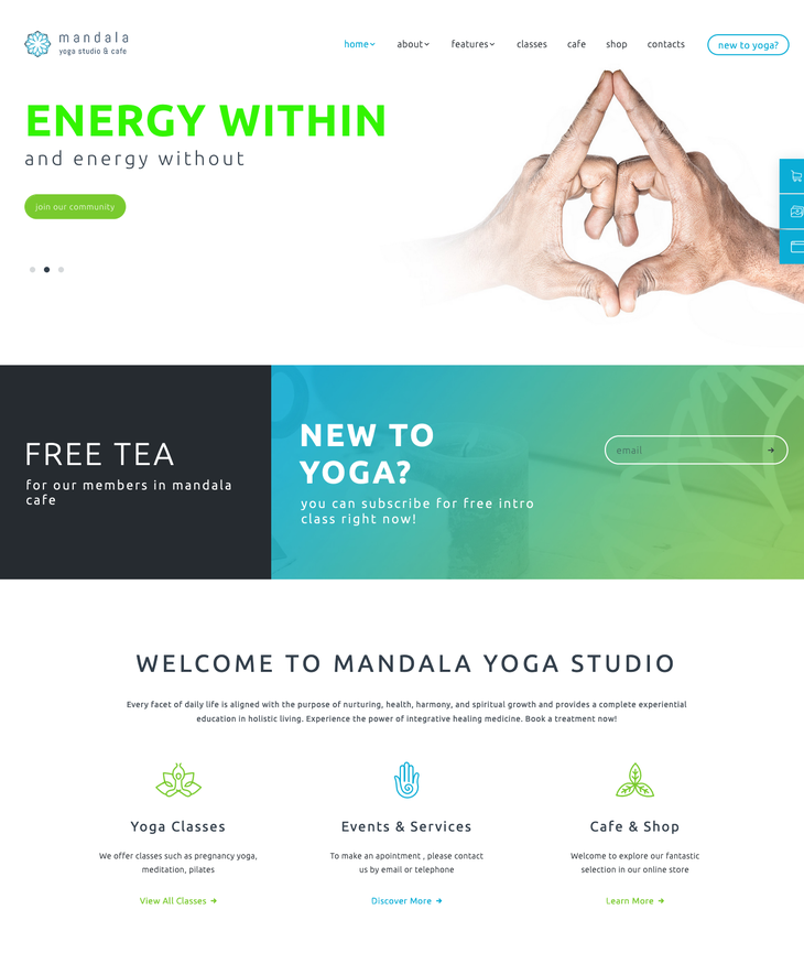 Mandala WordPress Theme