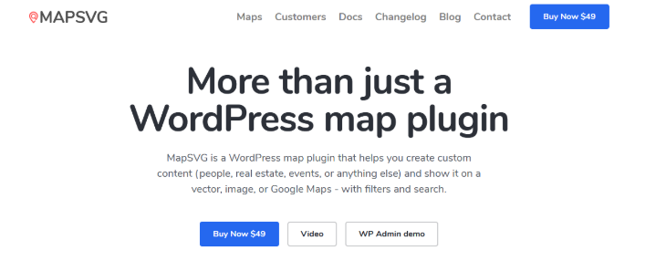 MapSVG - WordPress Map Plugin for Vector, Image and Google Maps