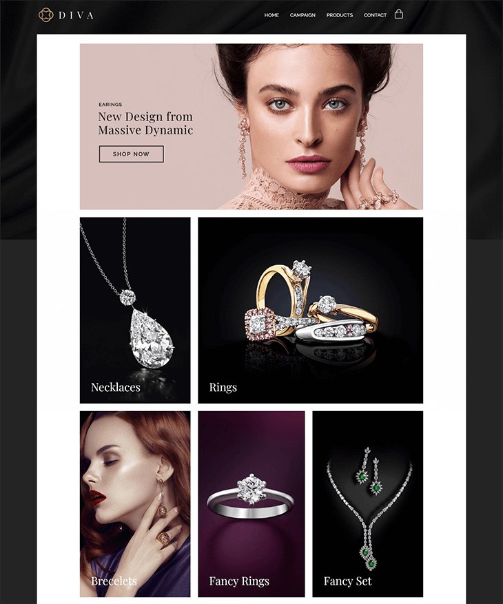 Massive Dynamic Shop Jewelry Theme