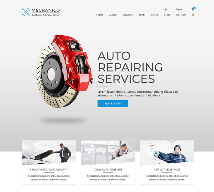 Mechanical WordPress Theme