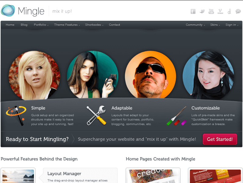Mingle WordPress Theme