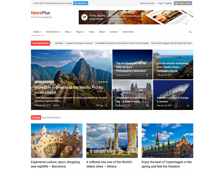 NewsPlus WordPress Theme