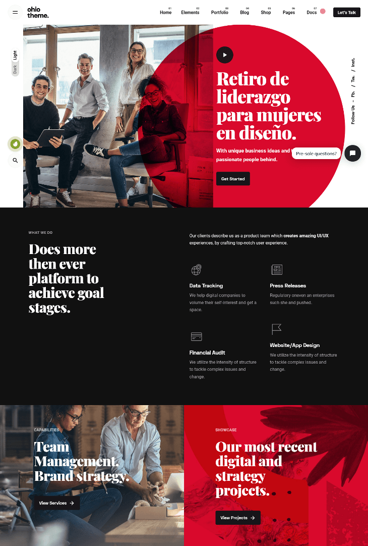 Ohio WordPress Theme