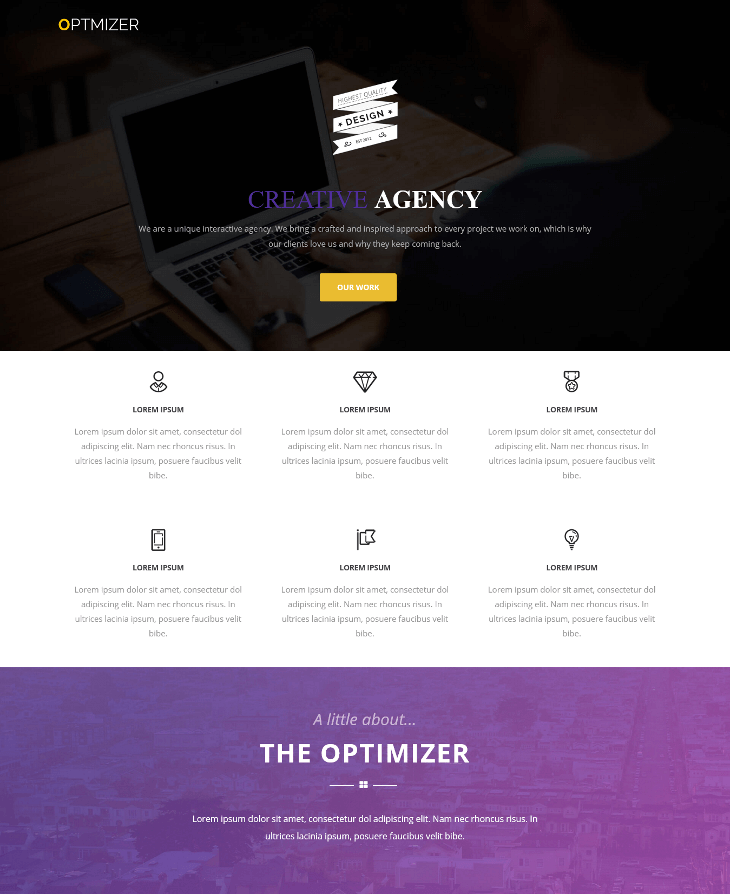 Optimizer WordPress Theme