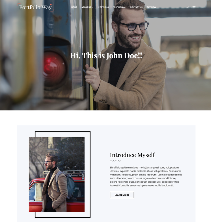 Portfolioway WordPress Theme