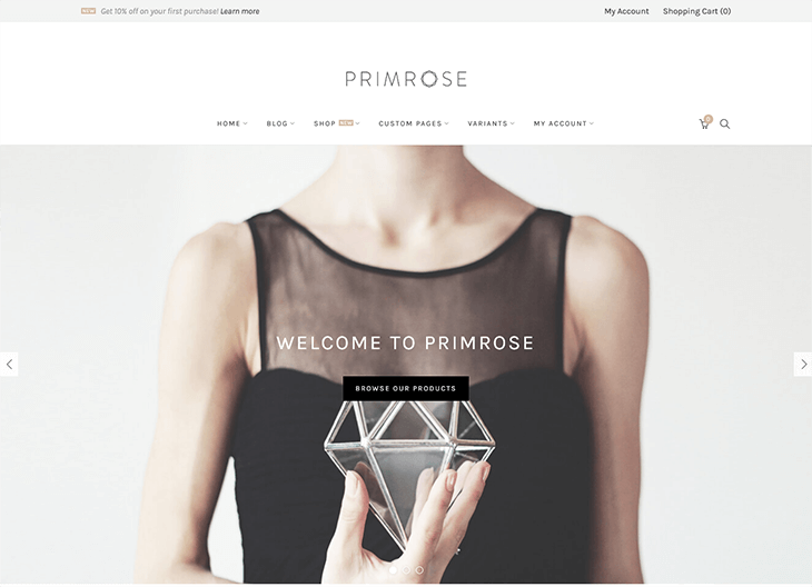 Primrose WordPress theme