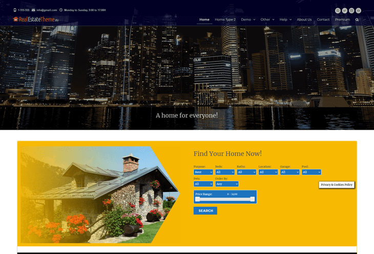 Real Estate Right Now WordPress Theme