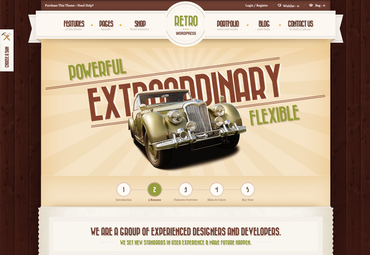 Retro WordPress Theme