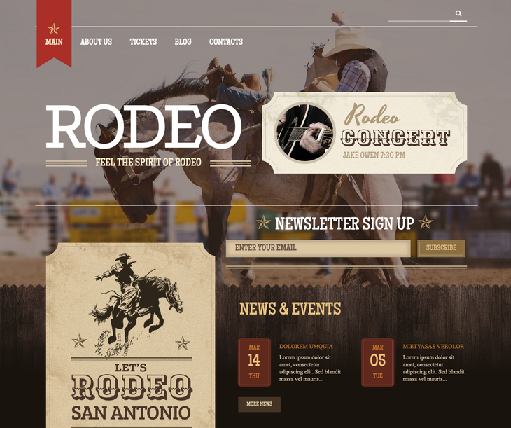 Rodeo WordPress Theme