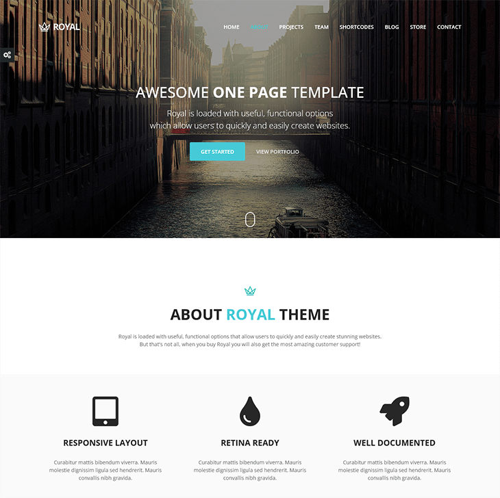 Royal WordPress Theme