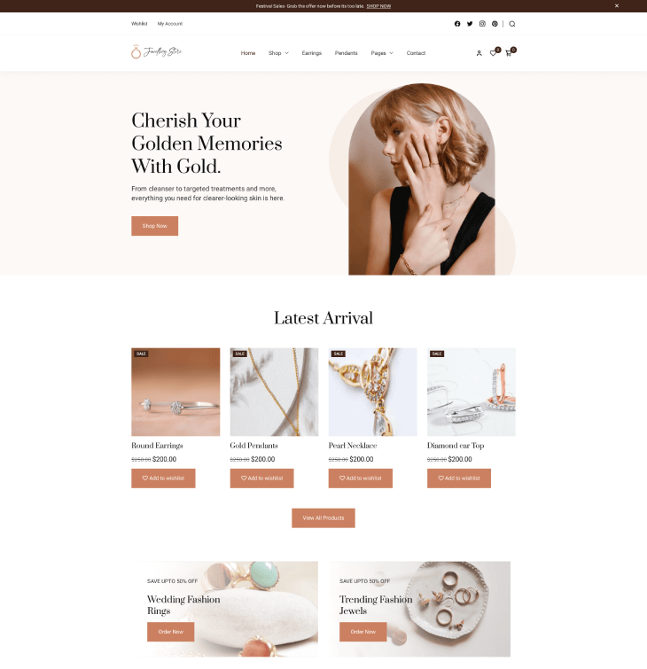 Shopexcel Jewelry Store Theme