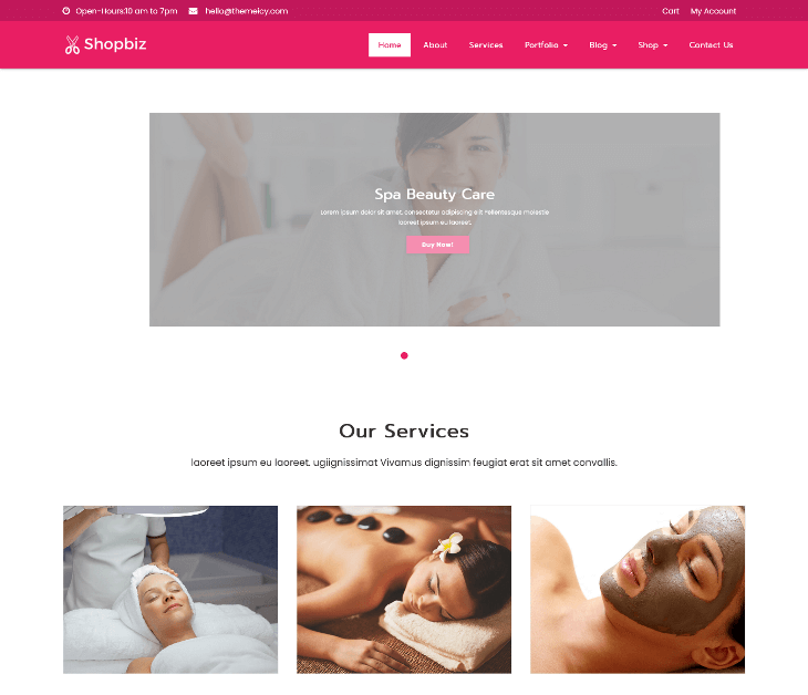 Spabeauty WordPress Theme