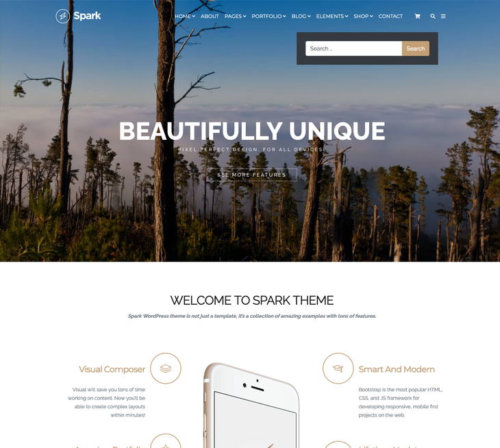 Spark Startup WordPress Theme