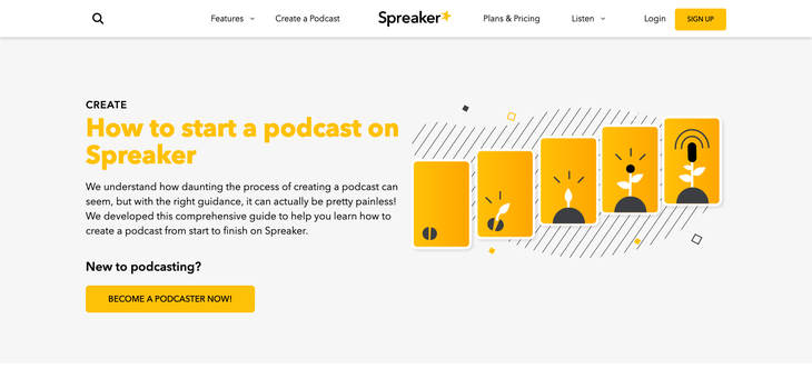 Speaker best podcast hosting flatform