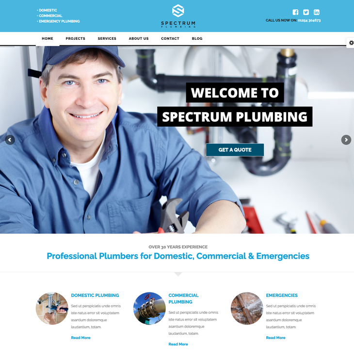 Spectrum WordPress Theme