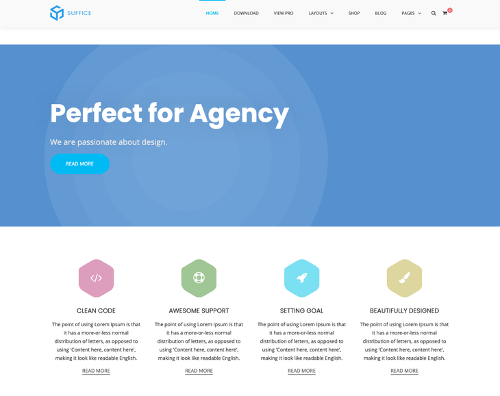 Suffice WordPress Theme