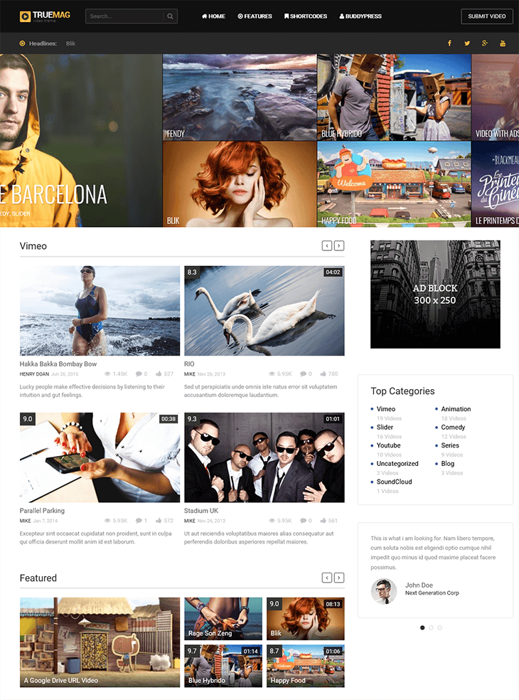 TrueMag WordPress Theme