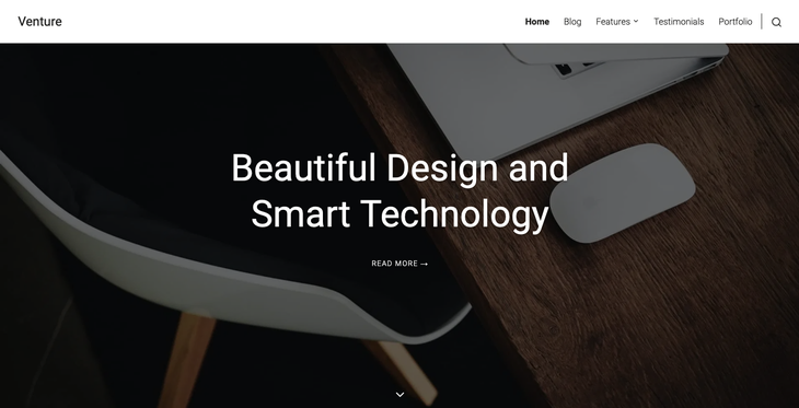 Venture WordPress theme