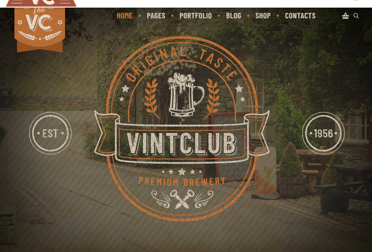 VintClub WordPress Theme