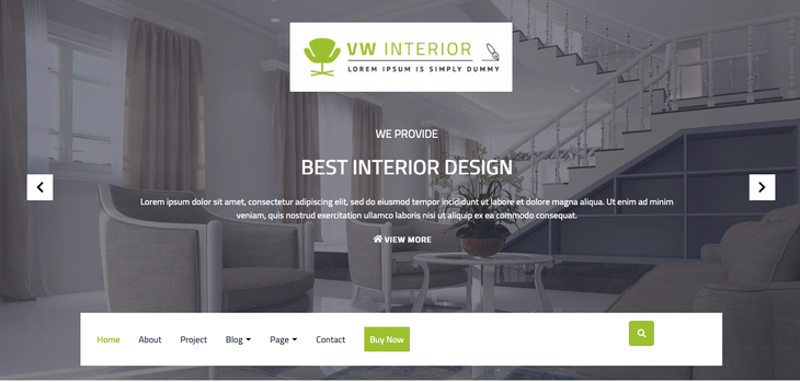 VW Interior Designs Pro Architecture Interior WordPress Theme