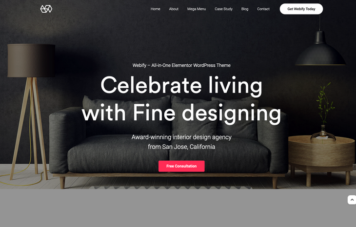 Webify interior Design WordPress Theme