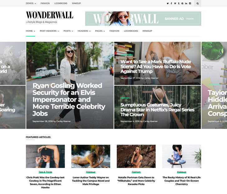 Wonderwall WordPress Theme