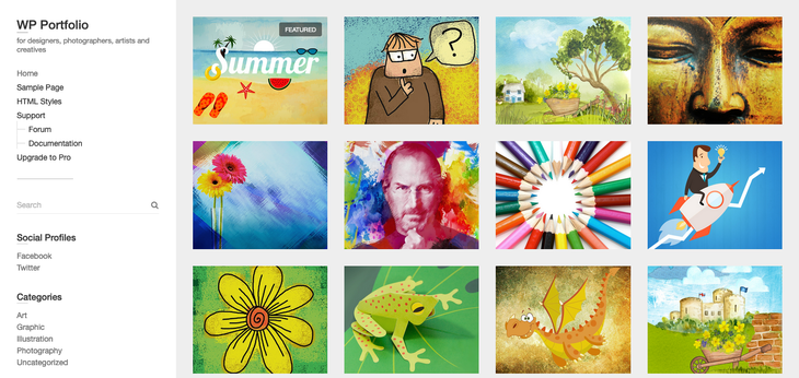 WP Portfolio WordPress Theme