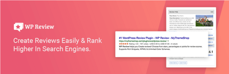 WP Review Pro WordPress Plugin