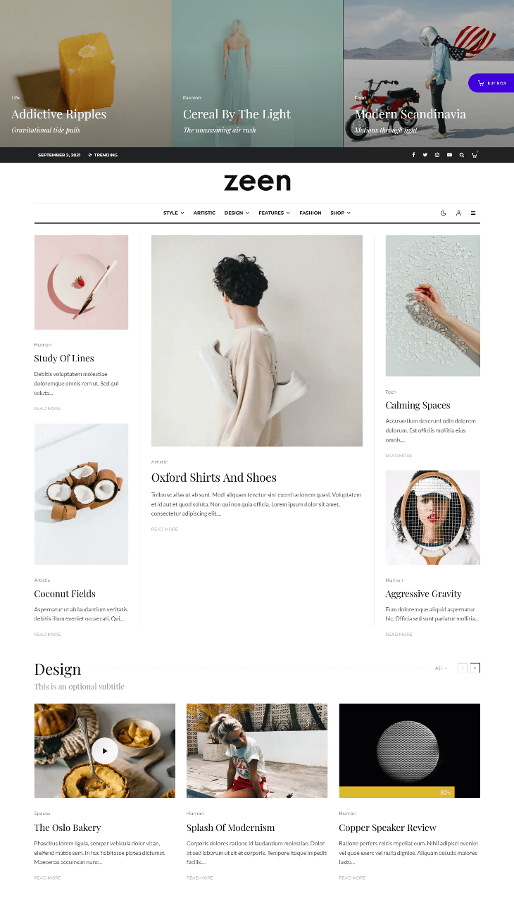 Zeen WordPress Theme